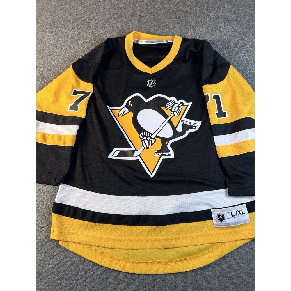 NHL Hockey Pittsburgh Penguins Evgeni Malkin #71 Jersey Youth Boys Size L/XL Use